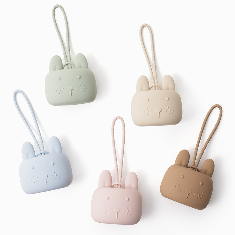 Baby Products Nipples - 1pc Baby Silicone Pacifier Holder Case,