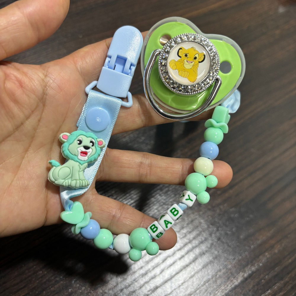 Baby Products Nipples - Lovely Personalized Pacifier Clip with Newborn