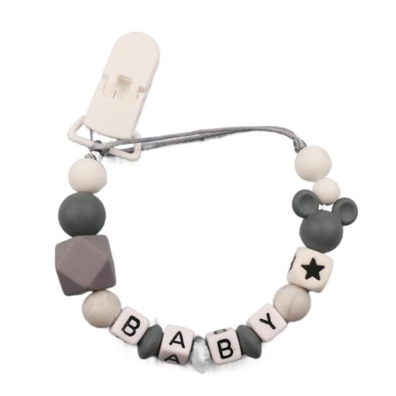 Baby Products Nipples - Baby Personalized Name Silicone Pacifier Clip