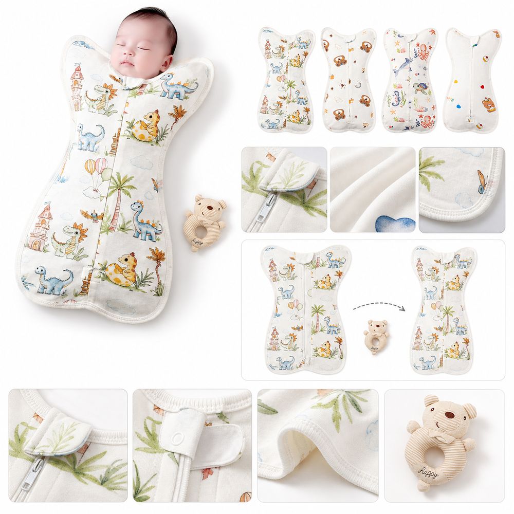 Cotton Baby Swaddle Blanket An - Baby Sleep Sack 评论和价格