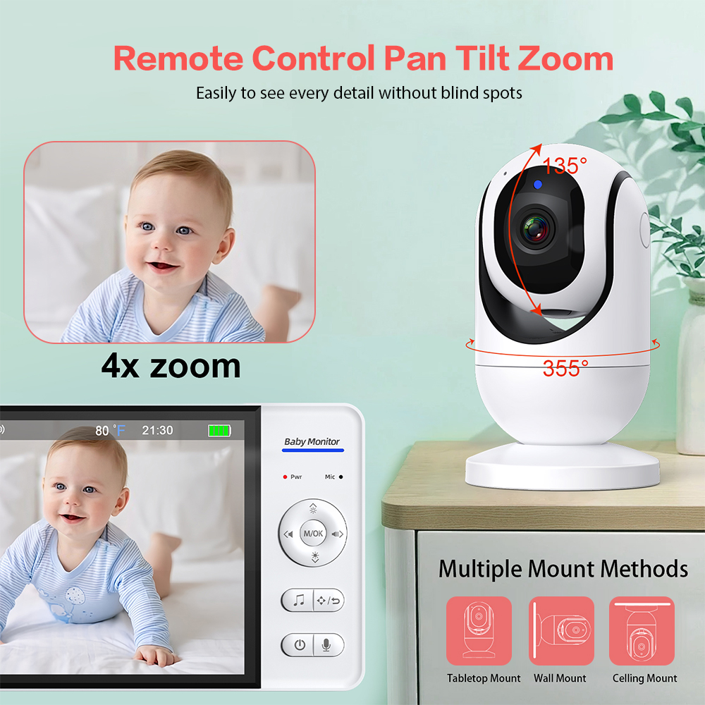 Video Baby Monitor 7'' 1080P H - Baby Products Video 评论和价格