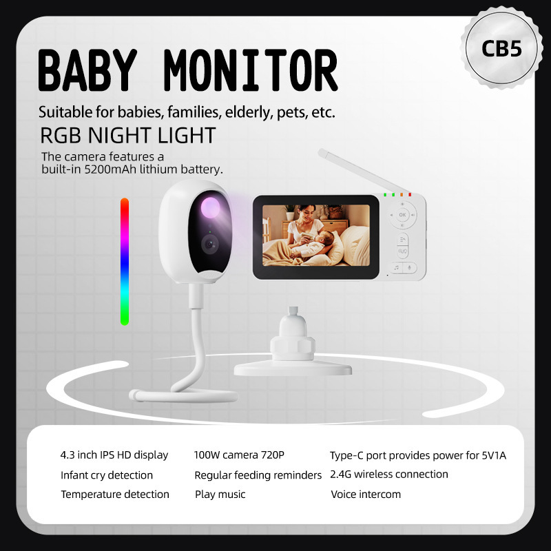 4.3-inch Intelligent Baby Moni - Baby Products Video 评论和价格