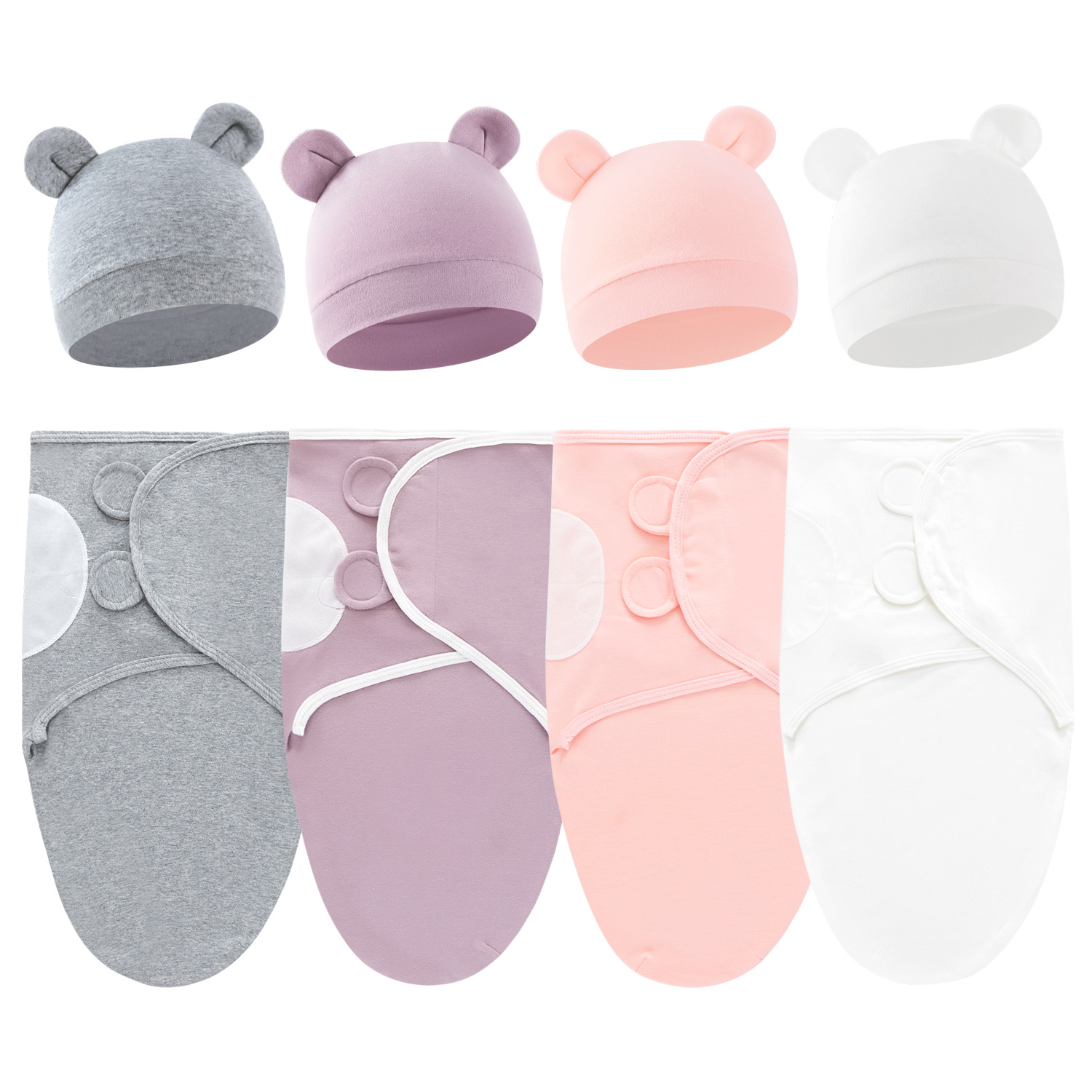 Cute Bear Cotton Newborn Swadd - Baby Sleep Sack 评论和价格