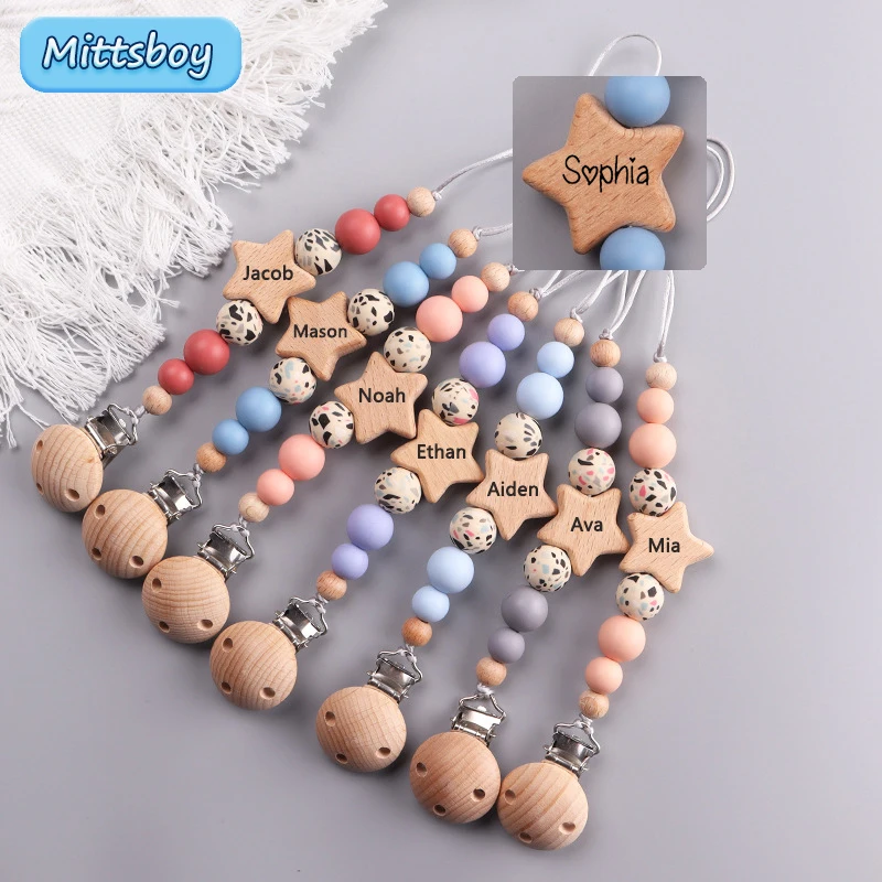 NEW Custom Name Wooden Persona - Baby Products Nipples 评论和价格