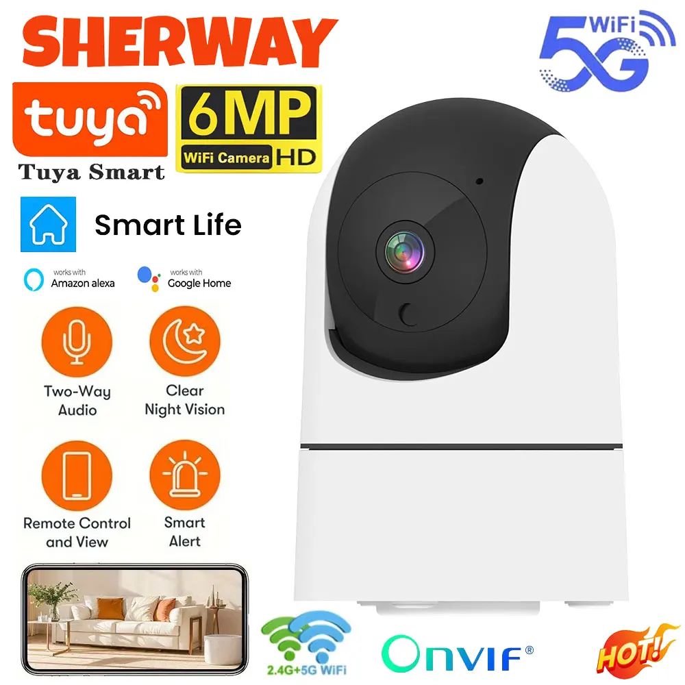 Tuya 5G WiFi IP Camera Indoor  - Baby Products Video 评论和价格
