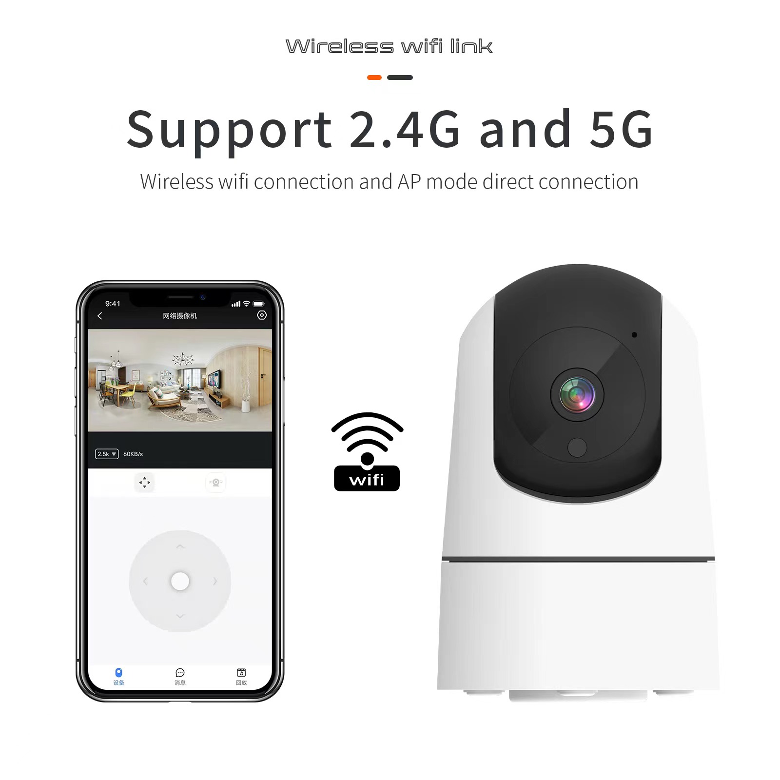 Tuya 5G WiFi IP Camera Indoor  - Baby Products Video 评论和价格