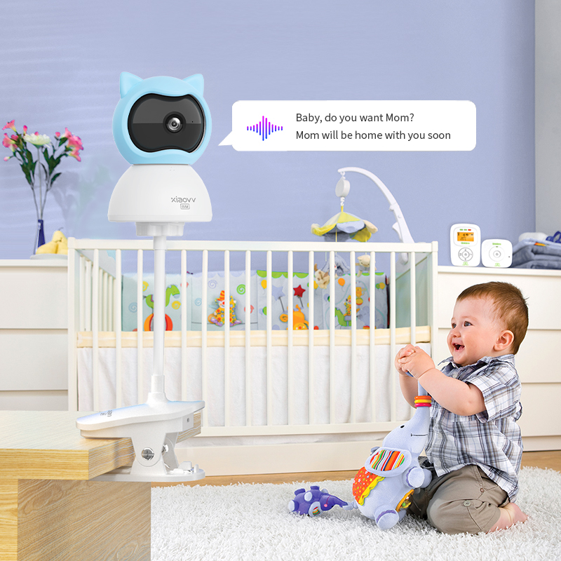 4MP WiFi xiaovv indoor Baby Mo - Baby Products Video 评论和价格