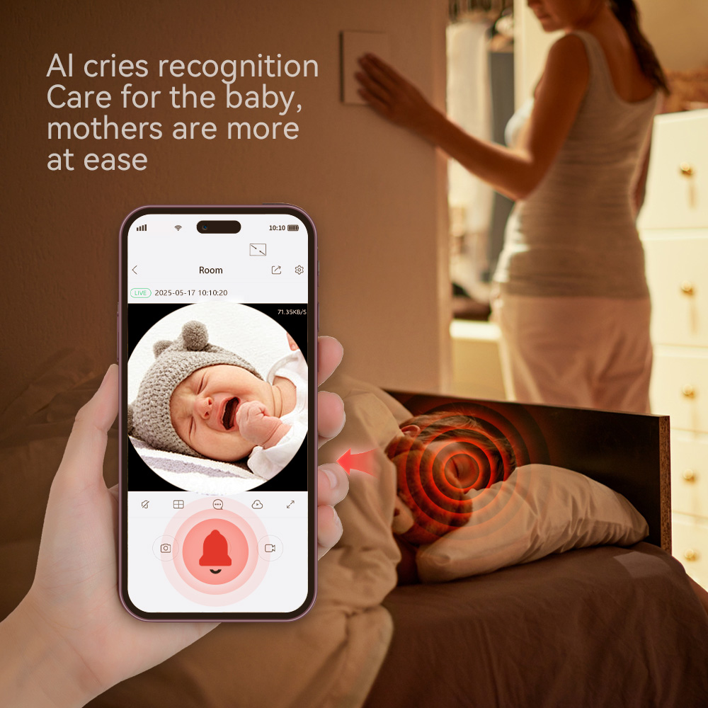 4MP HD 5G WiFi PTZ Camera Auto - Baby Products Video 评论和价格